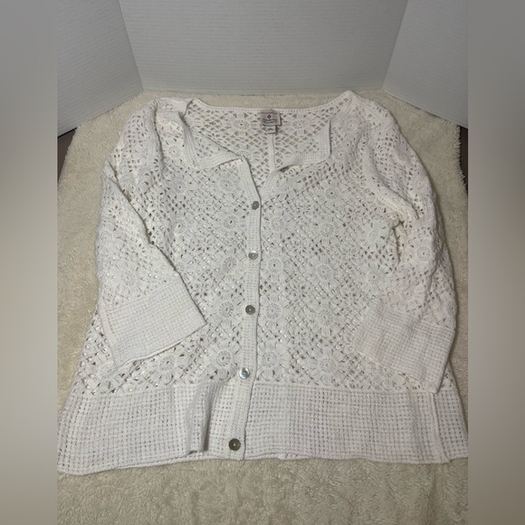 Appleseed 100% Cotton Cardigan Sweater Limited Edition Design - Picture 4 of 15